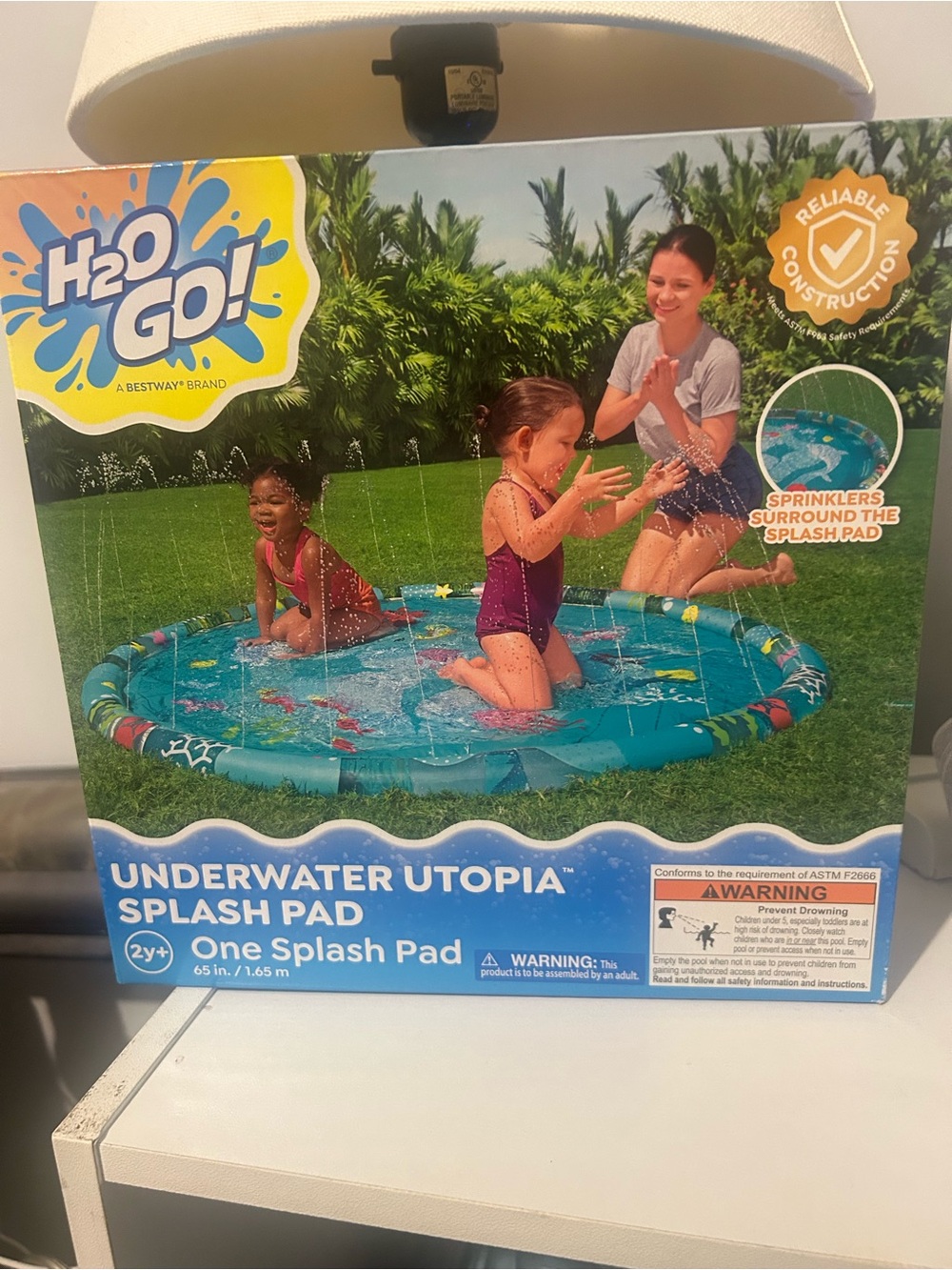 Underwater Utopia Blue Splash Pad for Kids